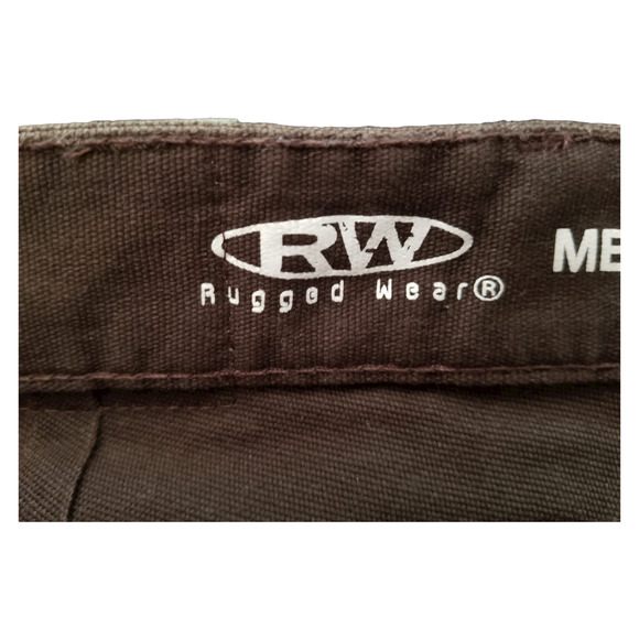 RW Rugged Wear Flex Cargo Men's Shorts Brown Size 36Wx22L‎ Inseam 11 in - Picture 8 of 8